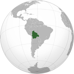 Bolivya haritadaki konumu