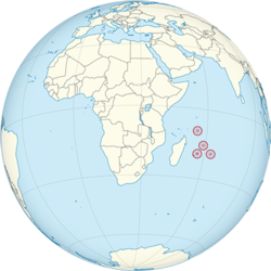 Mauritius haritadaki konumu