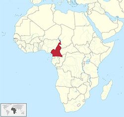 Kamerun haritadaki konumu