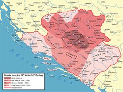 Bosna Krallığı Haritası