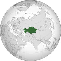 Kazakistan haritadaki konumu