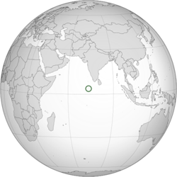 Maldivler haritadaki konumu