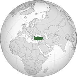  Türkiye konumu (yeşil)