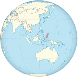Palau haritadaki konumu