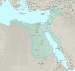 I. Muhammed dönemindeki en geniş sınırlar.