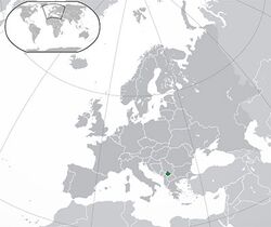 Kosova haritadaki konumu