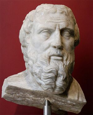 "Tarihin babası" olarak tanımlanan Yunan tarihçi Herodot (MÖ 484–425)