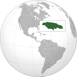 Jamaika haritadaki konumu