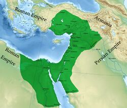 Palmira MS 271'de en geniş halini almıştır. Palmira, doğudaki Roma eyaletlerini ilhak etti: Mısır, Suriye, Fenike, Suriye Palaestina, Arabistan, Mezopotamya ve Ankara'ya kadar olan Anadolu bölgeleri ve Galatya dahil.