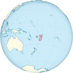 Tonga haritadaki konumu