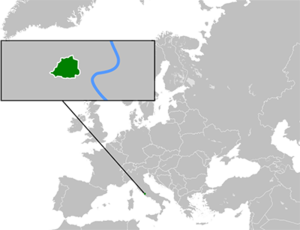 Vatikan'ın Avrupa haritasındaki Konumu.png