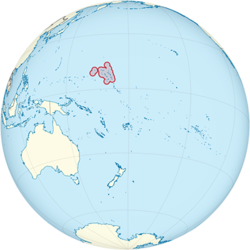 Marshall Adaları haritadaki konumu