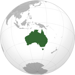 Avustralya haritadaki konumu
