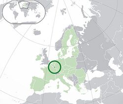 Lüksemburg haritadaki konumu