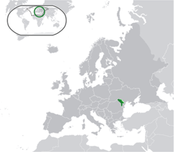 Moldova haritadaki konumu