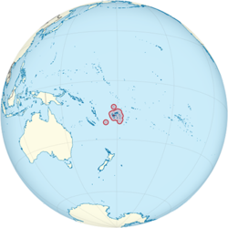 Fiji haritadaki konumu