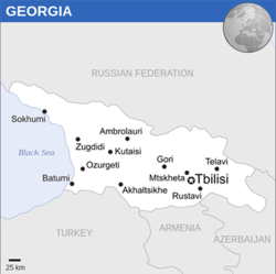 Gürcistan konumu