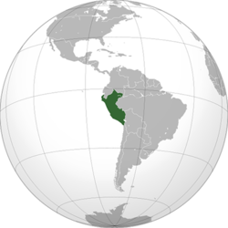 Peru haritadaki konumu