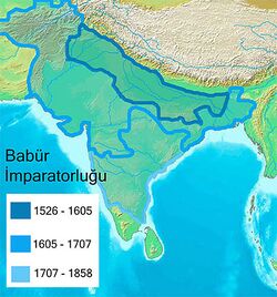 Babür Imparatorlugu Haritası