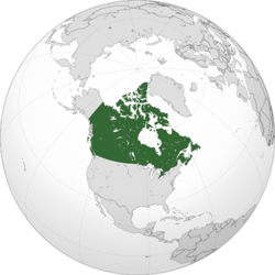 Kanada haritadaki konumu