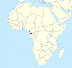 Ekvator Ginesi haritadaki konumu