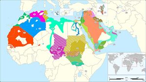 Arapça'nın Lehçelerinin Konuşulduğu Bölgeler.jpg