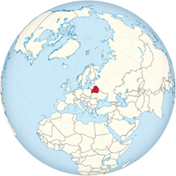 Belarus haritadaki konumu