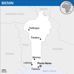Benin konumu