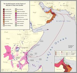 Umman İmparatorluğu'nun kronolojik haritası