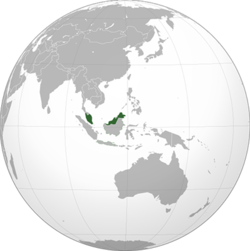 Malezya haritadaki konumu