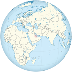 Bahreyn haritadaki konumu