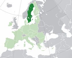 İsveç'in Avrupa Haritasındaki Konumu