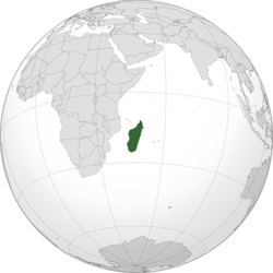 Madagaskar haritadaki konumu
