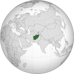  Afganistan konumu (yeşil)