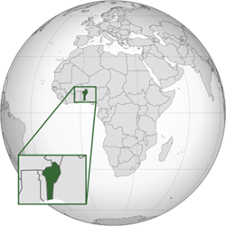 Benin haritadaki konumu